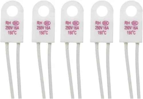 100PCS RH/Tf RH 135C RH 135 Celsius 13 5Degree RH135 15A 250V Temperature Fuse Thermal Links Over Temperature Protector(RH115 15A)