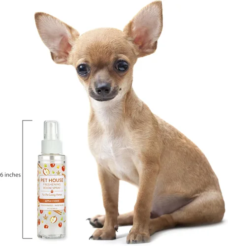 Miniatura 3 de One Fur All Spray de habitación para olor de mascotas, ambientador concentrado apto para mascotas, 4 onzas, sidra de manzana, paquete de 1 Apple