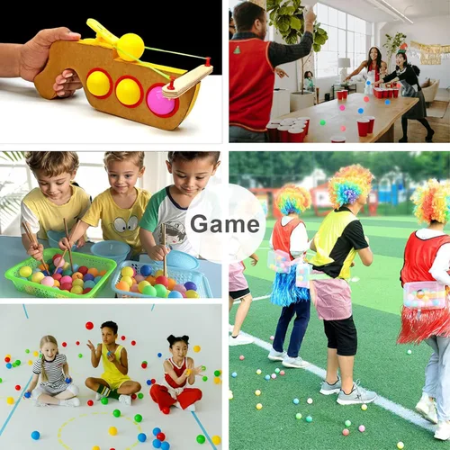 Miniatura 6 de Pelotas de Ping Pong de 3 Estrellas - Tenis de Mesa ABS de Alto Rendimiento para Entrenamiento, Juego