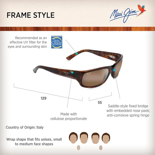 Miniatura 6 de Maui Jim Gafas de sol polarizadas Stingray para hombre y mujer
