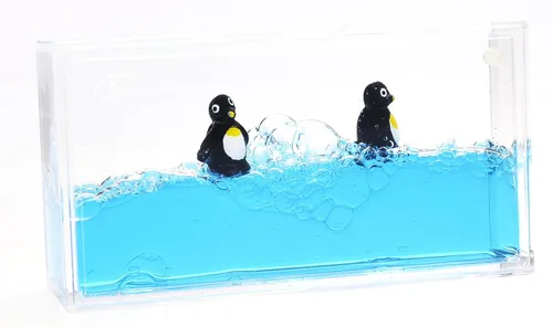 Miniatura 5 de PowerTRC Pisapapeles de pingüino líquido Juguete calmante y relajante Juguetes para autismo Juguetes de escritorio