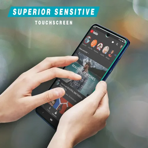 Miniatura 5 de Paquete de 2 protectores de pantalla diseñados para Motorola Moto Edge (2021) / Moto Edge 5G UW vidrio templado, dureza 9H, antiarañazos, sin