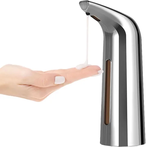 Miniatura 9 de Dispensador de jabón automático sin contacto para baño y cocina, dispensador de jabón líquido de manos, IPX6 resistente al agua, 14 onzas líquidas