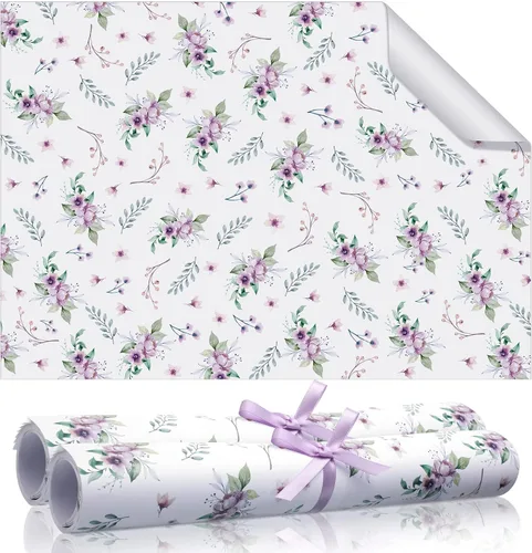 Miniatura 8 de BBTO 10 hojas de forros de cajones para tocador, revestimientos de papel perfumados no adhesivos para cajones, 15.8 x 22 pulgadas, para estantes