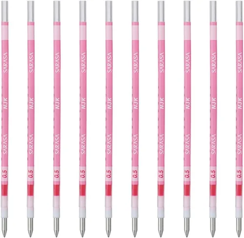 Miniatura 20 de Zebra BRNJK5BK - Recambio para bolígrafo, Sarasa, NJK-0.5, negro, 10
