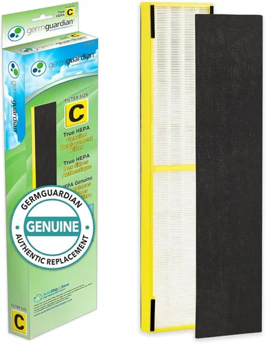Germ Guardian FLT5000 True HEPA Filtro de Repuesto Genuino C para Purificador de Aire para GermGuardian AC5000E, AC5250PT, AC5300B, AC5350B,