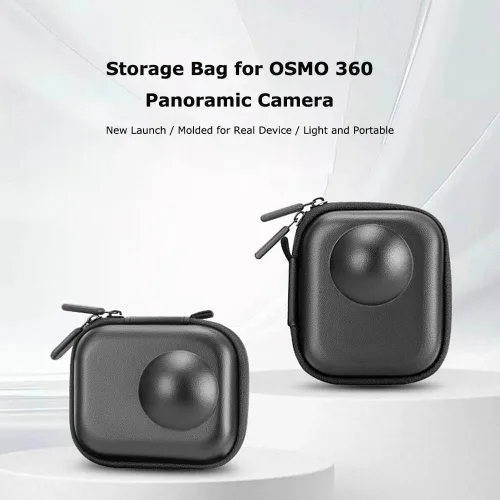 Miniatura 2 de Funda rígida compatible con cámara de acción DJI Osmo 360, carcasa de poliuretano impermeable, ajuste personalizado, a prueba de golpes y arañazos