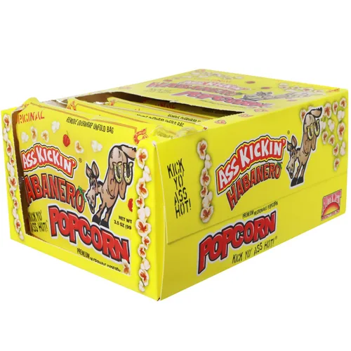 Miniatura 8 de KICKIN' Carolina Reaper - Palomitas de maíz para microondas con pimienta – Paquete de 6 – Palomitas de maíz gourmet picantes – Son una gran