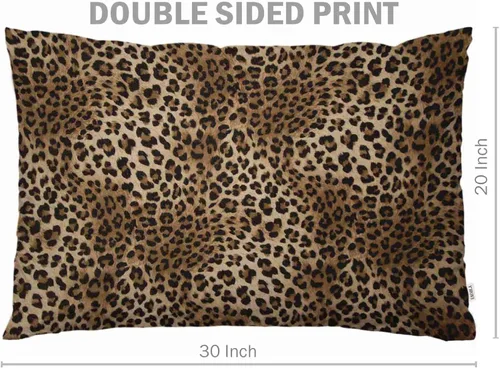 Miniatura 7 de EKOBLA Funda de almohada con estampado de leopardo, estampado de safari, diseño de animales salvajes, piel de leo, guepardo, tigre, decoración