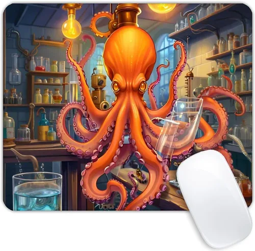 Miniatura 32 de Alfombrilla de mouse avanzada con base de goma antideslizante para computadoras, portátil, oficina, escritorio, accesorios, alfombrilla de mouse