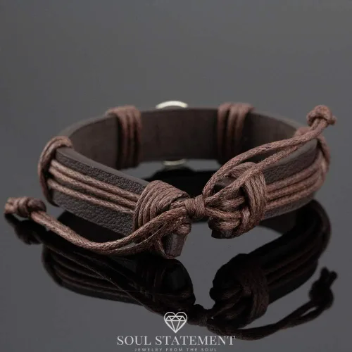 Miniatura 4 de Soul Statement Pulseras deportivas de cuero para hombres, pulsera de fútbol y fútbol para adolescentes, Cuero, Sin gemas.