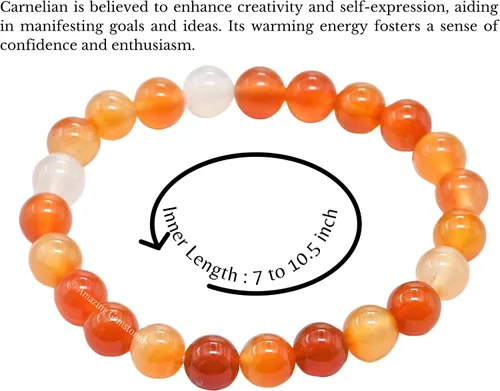 Miniatura 423 de Amazing Gemstone Crystal Bracelet for Women Men's Gifts - Protection Healing Crystal Bracelet - 8mm Gemstone Beaded Stretchable Bracelet Pulseras