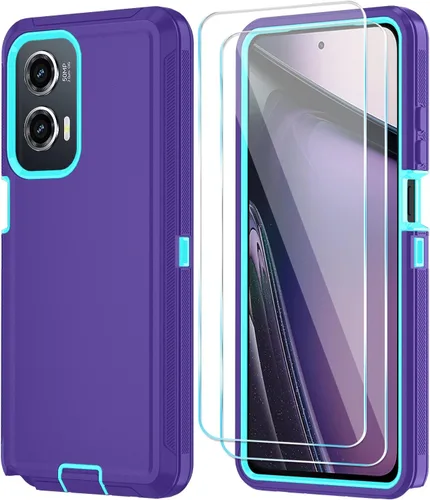 Miniatura 11 de Qinmay Funda para Motorola Moto G Stylus 5G 2024 con protector de pantalla HD, resistente, a prueba de golpes y caídas, funda de 3 capas para Moto G
