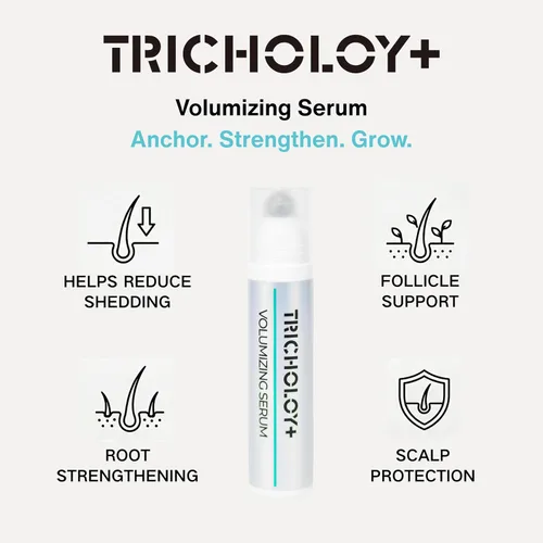 Miniatura 2 de Suero voluminizador para el cuero cabelludo con 3% de romero, brote de guisante y moringa, tratamiento roll-on sin enjuague con infusión de biotina