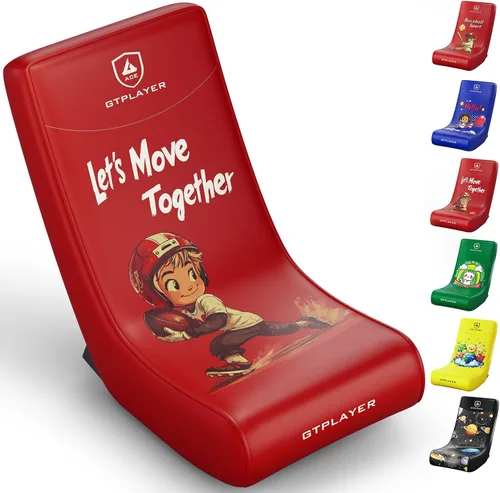 Miniatura 16 de GTPLAYER Silla Mecedora de Piso para Gaming – Silla Mecedora de Piso para Juegos con Limitador de Ángulo, Asiento de Juego Compacto y Ligero