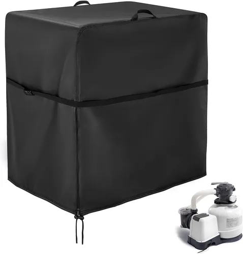 Kingling Cubierta de filtro de arena para piscina Intex para bomba de filtro de arena de piscina, bomba de filtro de arena al aire libre, cubierta