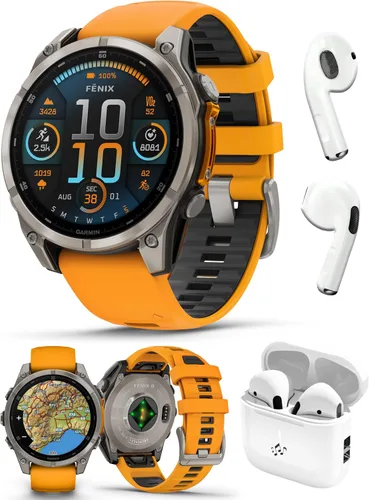 Miniatura 20 de PlayBetter Garmin Fenix 8 AMOLED Sapphire (43mm, Titanio DLC gris carbón) Reloj inteligente multideporte GPS con pantalla AMOLED de zafiro