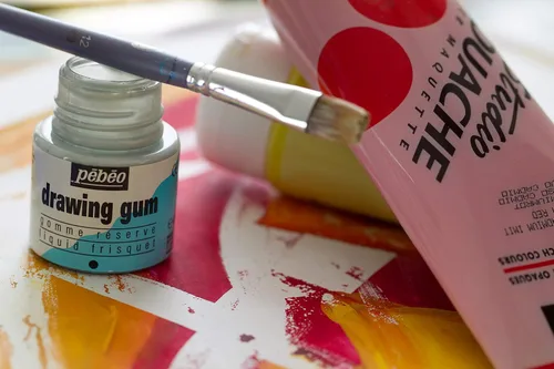 Miniatura 8 de Pebeo Líquido de Enmascaramiento de Látex Fácil de Despegar - Goma de Dibujo - Se seca rápidamente - Para tinta - Acuarela - Pintura Gouache e
