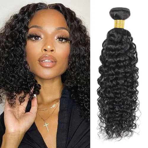 Miniatura 49 de Paquetes de cabello afro rizado y kinky, extensiones de cabello humano de 8 pulgadas, tejido rizado sin procesar, doble entretejido, virgen