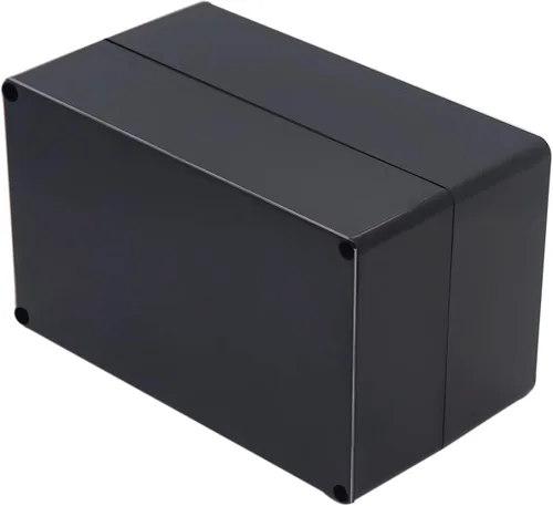 Miniatura 17 de Caja de proyecto IP65 Caja de conexiones impermeable ABS cajas eléctricas negras para bricolaje, Estuche electrónico para proyectos de energía, Caja