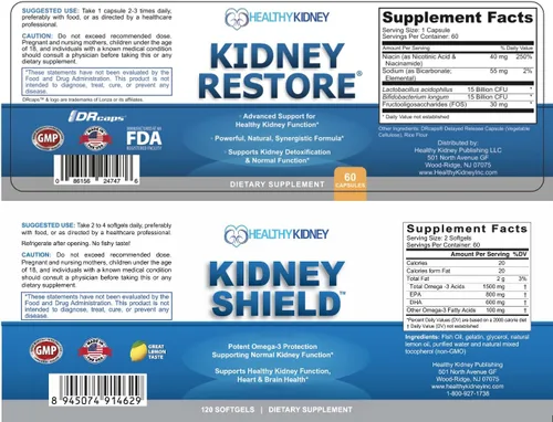 Miniatura 7 de Kidney Restore & Kidney Shield - Paquete de 2 suplementos de vitamina D para el riñón y limpieza renal