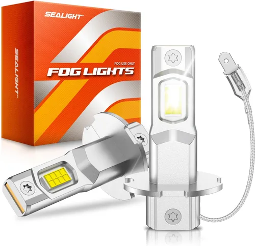 Miniatura 19 de SEALIGHT Bombilla LED antiniebla H11 H8, 14000 lm, 24 W, fuerte penetración H8 H16 H11, luces antiniebla LED de 6500 K, chips CSP 5530 blanco frío