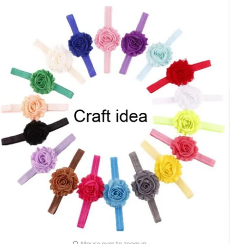 Miniatura 6 de yycraft Pack de Flores de estrás de 2 pulgadas con perla para manualidades.