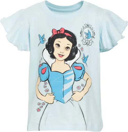 Miniatura 3 de Disney Princess Moana Rapunzel Snow White Encanto Raya - Paquete de 3 camisetas cruzadas para niñas pequeñas y grandes