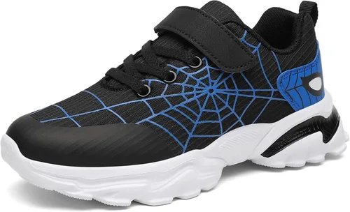 IGBAY Zapatillas deportivas para niños pequeños y grandes con amortiguación, para correr, deportes, deportes, fitness, entrenamiento cruzado