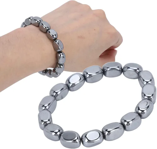 Miniatura 5 de Terahertz - Collar de piedra de energía, de moda, con cuentas naturales elásticas sueltas, para mujeres y hombres