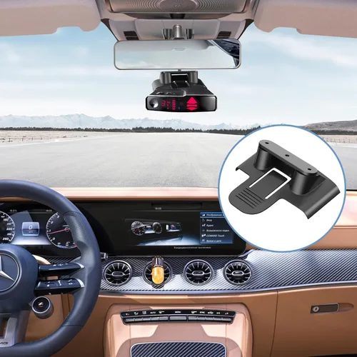 Miniatura 7 de SDSACZMU Soporte para detector de radar, detector de radar de coche, soporte de varilla de espejo retrovisor, compatible con Valentine V1 Gen1