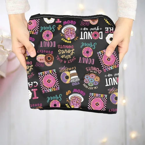 Miniatura 7 de MNIGIU Delantal para hornear donas, regalo temático para pastelería, delantal con bolsillos, regalo de donas dulces, panadero, mercancía