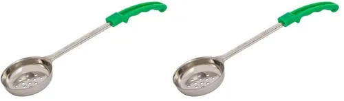 Miniatura 2 de American Metalcraft Cuchara perforada de acero inoxidable de 8 onzas, azul