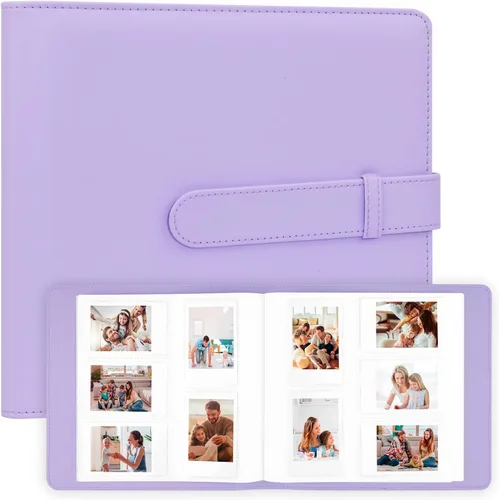 Miniatura 19 de Veicevol Álbum de fotos de 640 bolsillos para cámara Fujifilm Instax Mini, cubierta de cuero, álbum de fotos para cámara instantánea Instax Mini 12