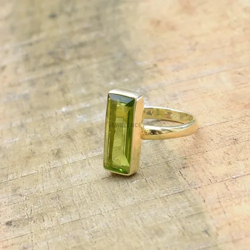 Miniatura 97 de Anillo de plata de ley maciza superpuesta de oro amarillo de 18 quilates para mujer, anillo de compromiso de plata esterlina, juego de bisel