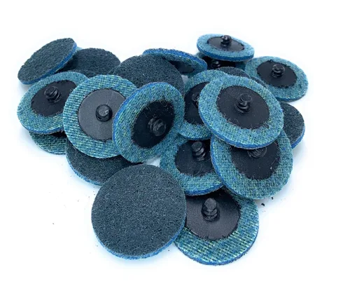 Miniatura 10 de SIGNI 30 unidades de discos abrasivos no tejidos de nylon de 5 cm de diámetro con granos surtidos para cambio rápido, acondicionadores de superficie