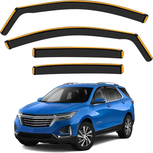 Miniatura 18 de Deflectores de lluvia inastillables en canal para Toyota RAV4 2013-2018, deflectores de ventana con clip, viseras de ventilación, protectores