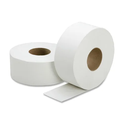 Miniatura 2 de SKILCRAFT 8540-01-590-9073 Papel higiénico Jumbo de fibra reciclada de 2 capas, 1000 pies de largo x 3-89/128 pulgadas de ancho (caja de 12)