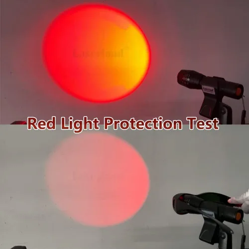 Miniatura 3 de Gafas de seguridad protectoras de luz blanca y roja LED para iluminación de bronceado