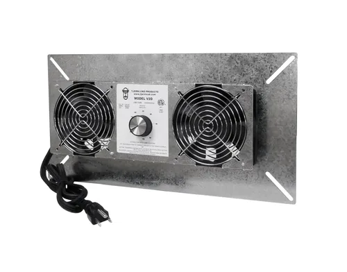 Miniatura 4 de Ventilador Tjernlund modelo Underaire, para reducir la humedad en sótanos, Gris, 1