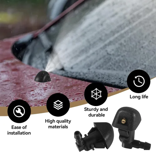 Miniatura 6 de 76810-TK8-A01 Conjunto de boquillas de limpiaparabrisas ajustables premium para Honda Odyssey 2011 2012 2013 2014 2015 2016 2017, repuesto