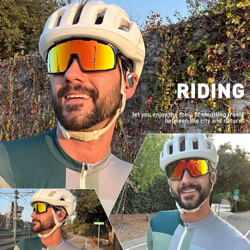 Miniatura 2 de SCVCN Photochromic Cycling Glasses Sport Sunglasses Clear MTB BMX Men Women Running Driving S145