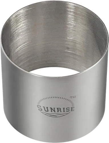 Miniatura 2 de Juego de moldes de anillo de acero inoxidable/chapado Sunrise Kitchen Supply (4 unidades) (2.75 x 2 pulgadas (4 paquetes))