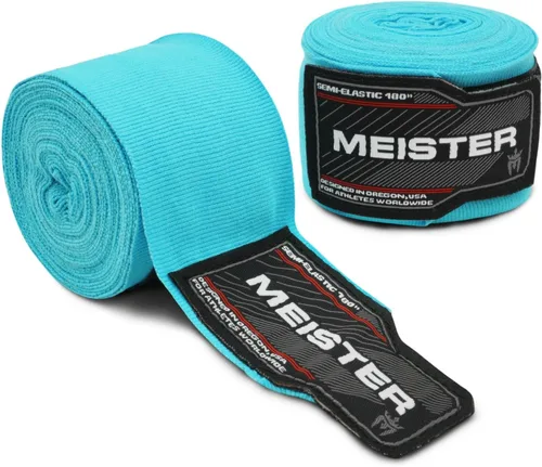 Miniatura 11 de Vendas para mano semielásticas de 180 pulgadas Meister Adult, vendas para MMA (artes marciales mixtas) y boxeo (par) todos