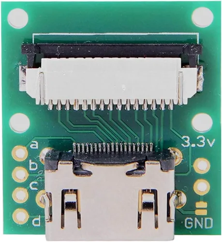 Miniatura 4 de cablecc Módulo de cámara Raspberry PI a HDMI tipo A macho HDTV FPC cable plano 2.0 in apto para PES001