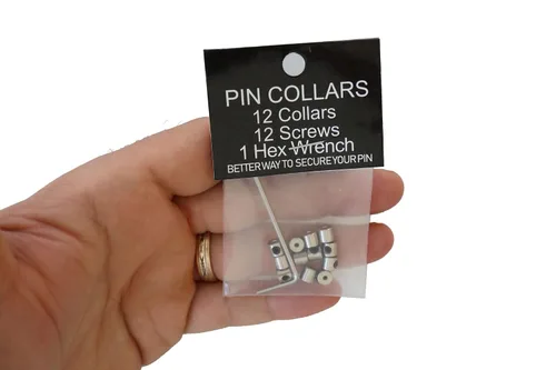 Miniatura 3 de Asegura un pasador con collares de pasador de llave hexagonal - Paquete de 12