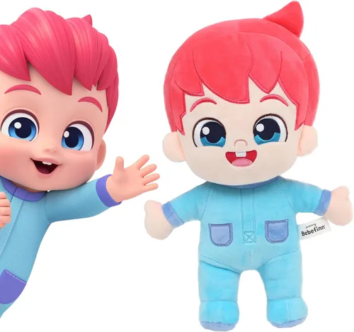 Pinkfong Bebefinn Juguete de Peluche - 12" (30cm) Muñeco de Peluche | Peluche Suave y Tierno para Niños Pequeños | Juguete Bebefinn | Perfecto para