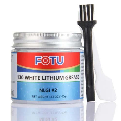 FOTU 130 Grasa de litio blanca - Lubricante de alto rendimiento para todas sus necesidades mecánicas - 100% pura y de larga duración - Ideal para