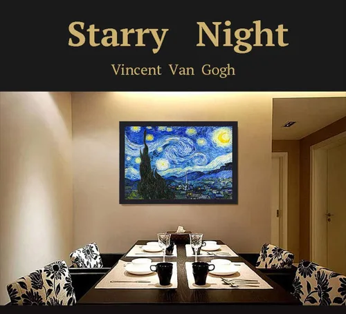 Miniatura 2 de ELITEART -Van Gogh (12x16, La noche estrellada)