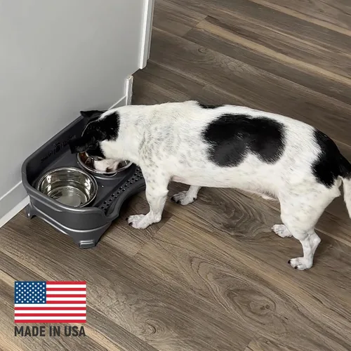 Miniatura 5 de Neater Feeder Express - Tazones elevados para perros a prueba de desorden para razas pequeñas de menos de 15 libras, fabricados en Estados Unidos